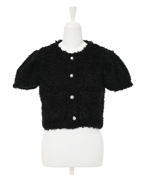 Narcissus（ナルシス）の「【Narcissus】モコモコパールトップス（ニット/セーター・レディース・アイボリー/ブラック・FREE）」の12枚目の写真