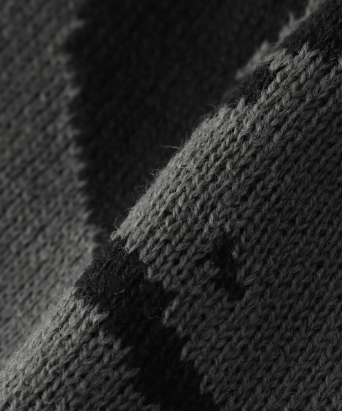 LMCの「【LMC / エルエムシー】UNCUFFED BEANIE_SPIRAL（ニットキャップ/ビーニー・メンズ・ブラック/チャコールグレー・FREE）」の5枚目の写真