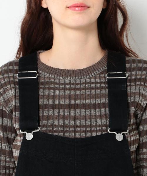 Another Edition（アナザーエディション）の「デニムオーバーオール2/AEBC DNM OVERALL2（サロペット/オーバーオール・レディース・ブラック・MEDIUM/SMALL）」の6枚目の写真