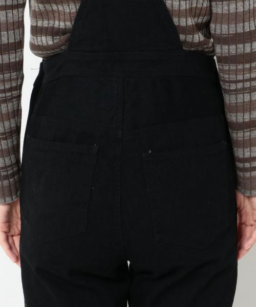 Another Edition（アナザーエディション）の「デニムオーバーオール2/AEBC DNM OVERALL2（サロペット/オーバーオール・レディース・ブラック・MEDIUM/SMALL）」の8枚目の写真