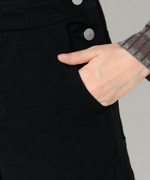 Another Edition（アナザーエディション）の「デニムオーバーオール2/AEBC DNM OVERALL2（サロペット/オーバーオール・レディース・ブラック・MEDIUM/SMALL）」の9枚目の写真
