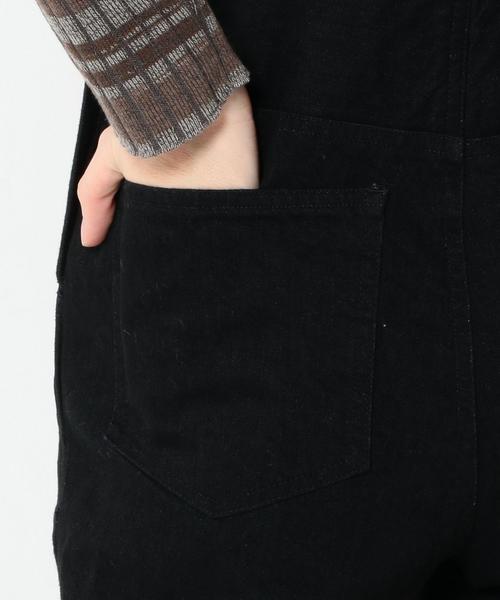 Another Edition（アナザーエディション）の「デニムオーバーオール2/AEBC DNM OVERALL2（サロペット/オーバーオール・レディース・ブラック・MEDIUM/SMALL）」の10枚目の写真