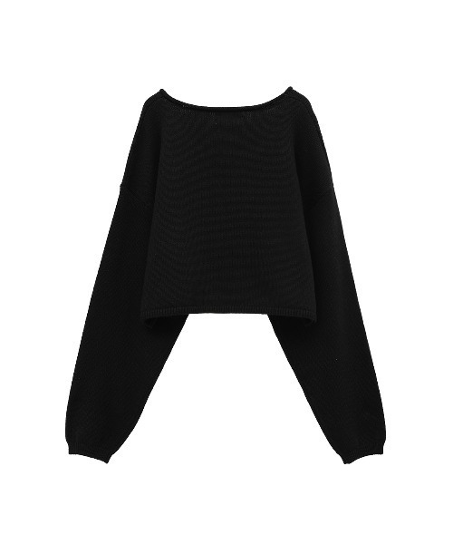 セール】ROLL NECK SHORT KNIT TOPS（ニット/セーター）｜CLANE