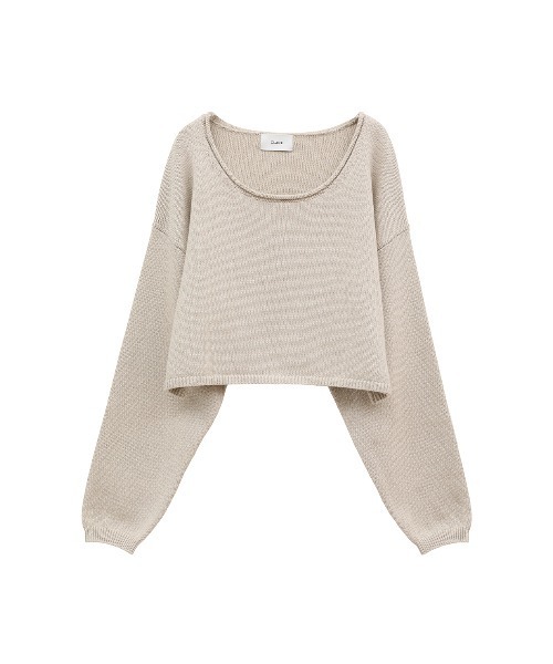 CLANE ROLL NECK SHORT KNIT TOPS サイズ1 CLANE(クラネ)｜ROLL NECK SHORT KNIT TOPS/ニット/IVORY の通販