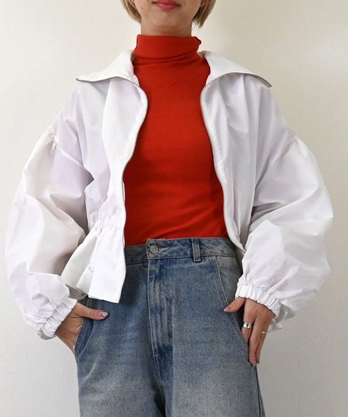 ナイロンタフタギャザーブルゾン（MA-1）｜STYLEBLOCK（スタイルブロック） 6,073円