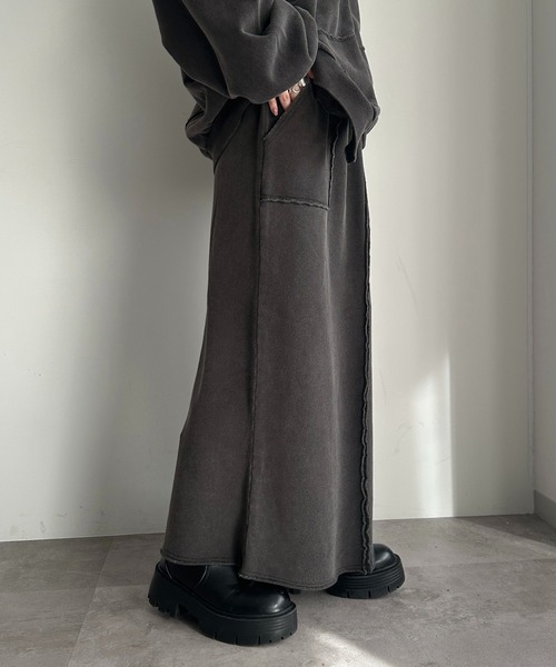 apres jour mignon(アプレジュールミニョン)の「切り替えピグメントナロースカート【ZOZOTOWN限定アイテム】(スカート・レディース・ベージュ/ピンク/杢グレー/ブラック・X-LARGE/SMALL/MEDIUM)」の7枚目の写真