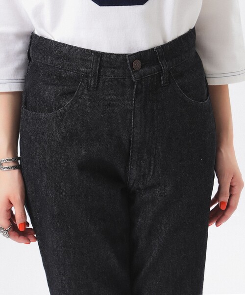 BEAMS BOY（ビームスボーイ）の「フレア デニム パンツ（デニムパンツ・レディース・インディゴブルー/ブラック・2/1/0）」の18枚目の写真