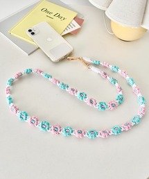 SOLLON.（ソルロン）の「フラワー編みスマホショルダー（スマホグッズ）」