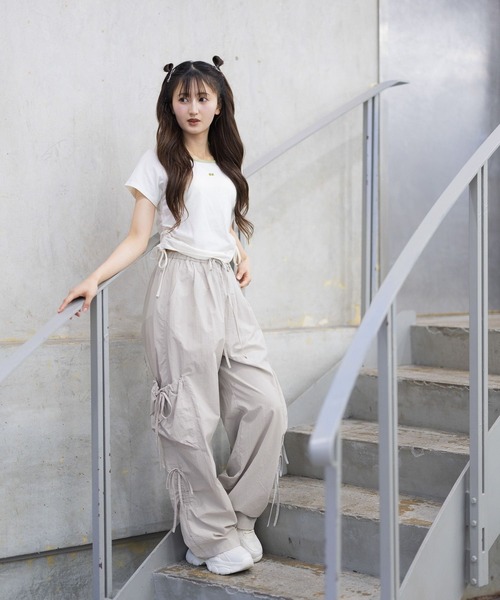 CRONOS×IRAL コラボ　カーゴパンツ ゆんころ　ユニセックス CRONOS×IRAL コラボ カーゴパンツ ゆんころ ユニセックス CRONOS×IRAL