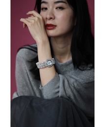 CAWAII（カワイイ）の「美しさに時を刻むビジューのブレスレットタイプ腕時計（アナログ腕時計）」