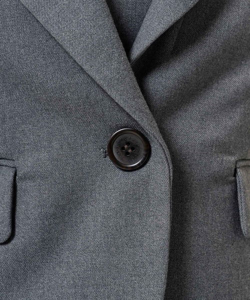 TINA：JOJUN（ティーナジョジュン）の「コンパクト テーラードジャケット TINA：JOJUN（テーラードジャケット・レディース・グレー/ネイビー・M）」の10枚目の写真