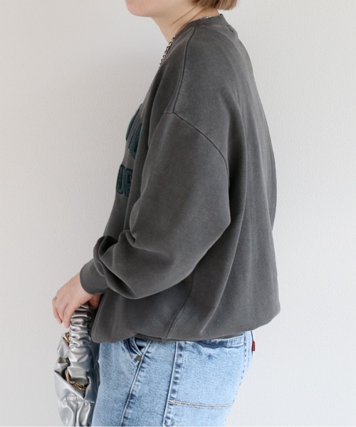 cepo(セポ)の「〈セットアップ対応〉16/10 サガラ刺繍スウェットプルオーバー(スウェット・レディース・チャコール/オフホワイト・M)」の6枚目の写真
