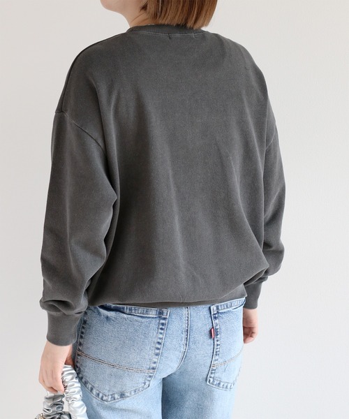 cepo(セポ)の「〈セットアップ対応〉16/10 サガラ刺繍スウェットプルオーバー(スウェット・レディース・チャコール/オフホワイト・M)」の7枚目の写真