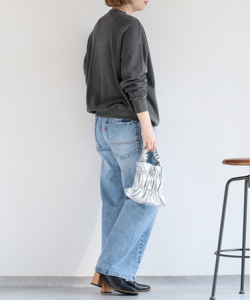 cepo(セポ)の「〈セットアップ対応〉16/10 サガラ刺繍スウェットプルオーバー(スウェット・レディース・チャコール/オフホワイト・M)」の14枚目の写真