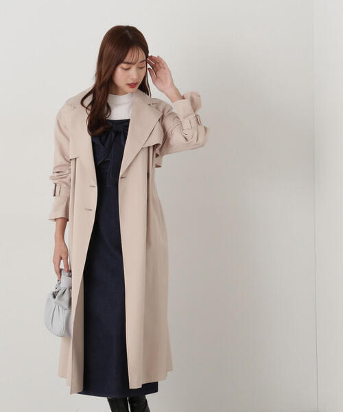 EDIT COLOGNE(エディットコロン)の「《EDIT COLOGNE》リボンデニムジャンスカ(ワンピース・レディース・ブラック/ダークネイビー・MEDIUM/SMALL)」の18枚目の写真