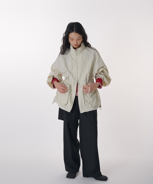 MUHET（ミュエータ）の「drawstring blouson / ドロストブルゾン