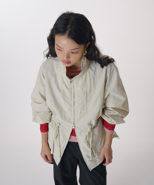 MUHET（ミュエータ）の「drawstring blouson / ドロストブルゾン