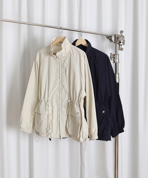 drawstring blouson / ドロストブルゾン（ナイロンジャケット