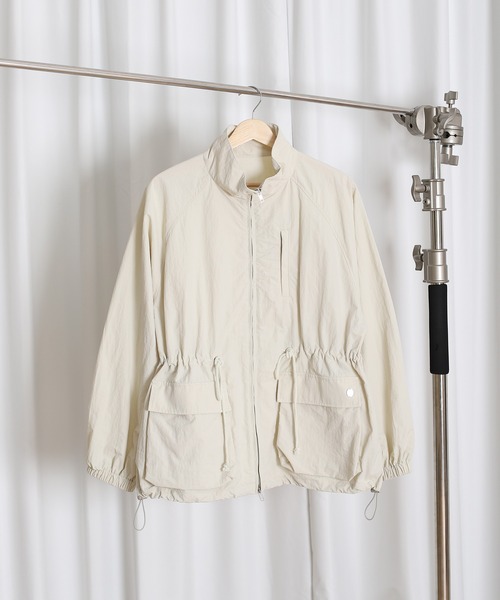 MUHET drawstring blouson / ドロストブルゾン drawstring blouson / ドロストブルゾン（ナイロンジャケット