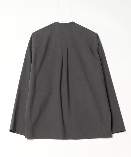 VOAAOV(ヴォアーブ)の「【VOAAOV】T/R TYPEWRITER Ribbon Shirt(シャツ/ブラウス・メンズ・チャコールグレー/グレー/ブラック/ベージュ・2/1)」の10枚目の写真