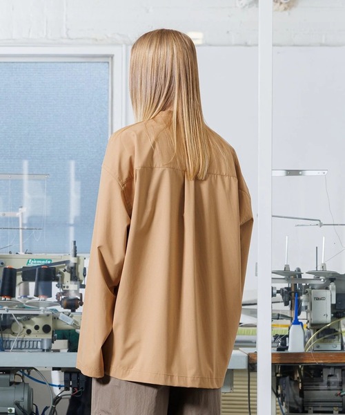 VOAAOV(ヴォアーブ)の「【VOAAOV】T/R TYPEWRITER Ribbon Shirt(シャツ/ブラウス・メンズ・チャコールグレー/グレー/ブラック/ベージュ・2/1)」の8枚目の写真