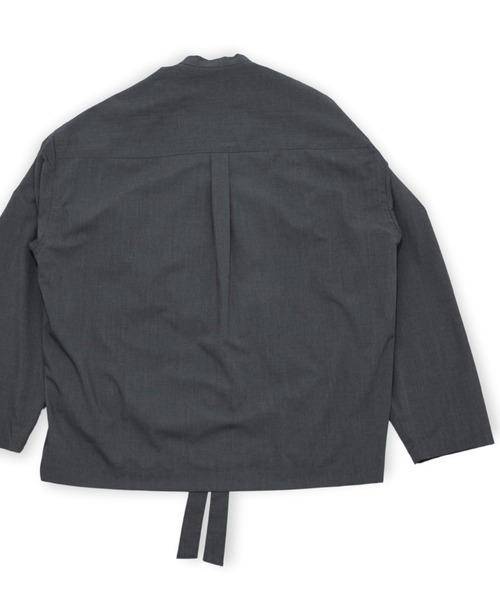 VOAAOV(ヴォアーブ)の「【VOAAOV】T/R TYPEWRITER Ribbon Shirt(シャツ/ブラウス・メンズ・チャコールグレー/グレー/ブラック/ベージュ・2/1)」の15枚目の写真