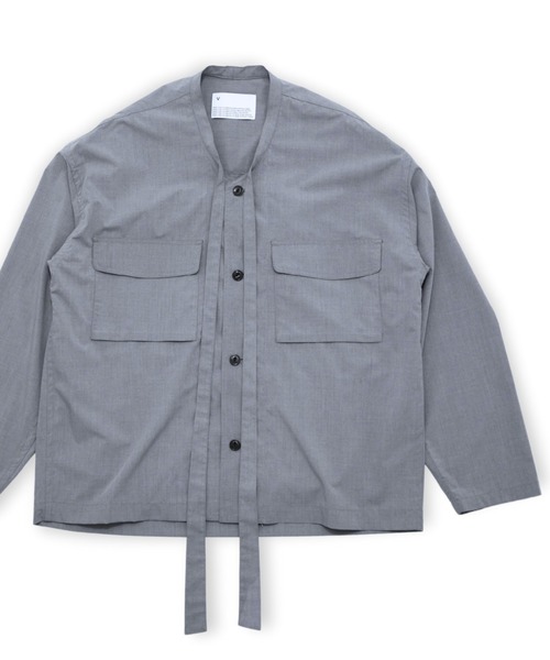 VOAAOV(ヴォアーブ)の「【VOAAOV】T/R TYPEWRITER Ribbon Shirt(シャツ/ブラウス・メンズ・チャコールグレー/グレー/ブラック/ベージュ・2/1)」の16枚目の写真