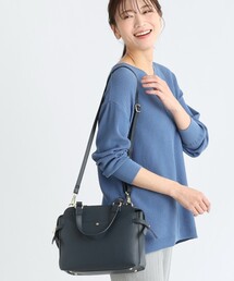【たっぷり収納！あおりポケット／通勤にぴったり◎／WEB先行カラーあり】ショルダー付きミディアムバッグ