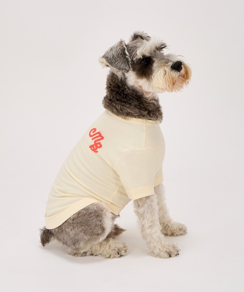 MANDARINE BROTHERS（マンダリンブラザーズ）の「パフィーロゴクールTシャツ/小型犬/M/MD/L（ペットウェア・レディース・ブルー系その他/コーラル/ライトグレー/アイボリー・M/MD/L）」の11枚目の写真