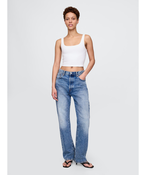 GAP(ギャップ)の「クローズニット ジャージー ブラキャミソール(タンクトップ・レディース・ホワイト/ブラック/ネイビー/ブラウン・L/S/M/XS/XXS/XL)」の12枚目の写真