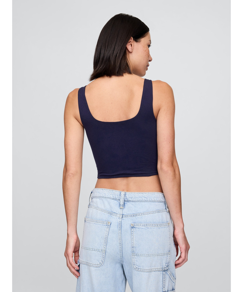 GAP(ギャップ)の「クローズニット ジャージー ブラキャミソール(タンクトップ・レディース・ホワイト/ブラック/ネイビー/ブラウン・L/S/M/XS/XXS/XL)」の13枚目の写真