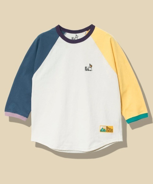 go slow caravan(ゴースローキャラバン)の「USA/C CRAZY 8分袖 BB TEE(Tシャツ/カットソー・メンズ・その他1/その他2・MEDIUM/LARGE/X-LARGE)」の2枚目の写真