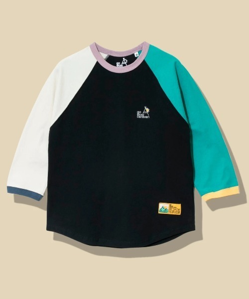 go slow caravan(ゴースローキャラバン)の「USA/C CRAZY 8分袖 BB TEE(Tシャツ/カットソー・メンズ・その他1/その他2・MEDIUM/LARGE/X-LARGE)」の1枚目の写真