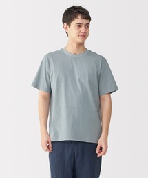 紳士　天竺編みクルーネック半袖Ｔシャツ（ボーダー）