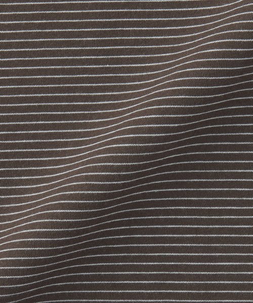 無印良品(ムジルシリョウヒン)の「紳士 天竺編みクルーネック半袖Tシャツ(ボーダー)(Tシャツ/カットソー・メンズ・ホワイト系/ブラック系/グレー系/ダークグリーン系/ブルー系/ブラウン系/グレー系1・S/M/L/XL)」の20枚目の写真