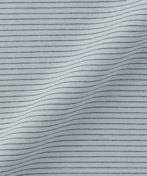 無印良品(ムジルシリョウヒン)の「紳士 天竺編みクルーネック半袖Tシャツ(ボーダー)(Tシャツ/カットソー・メンズ・ホワイト系/ブラック系/グレー系/ダークグリーン系/ブルー系/ブラウン系/グレー系1・S/M/L/XL)」の8枚目の写真