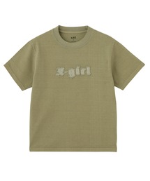 「X-girl」 半袖カットソー S ベージュ レディース X-girl｜エックスガールのTシャツ/カットソー（ベージュ系・半袖