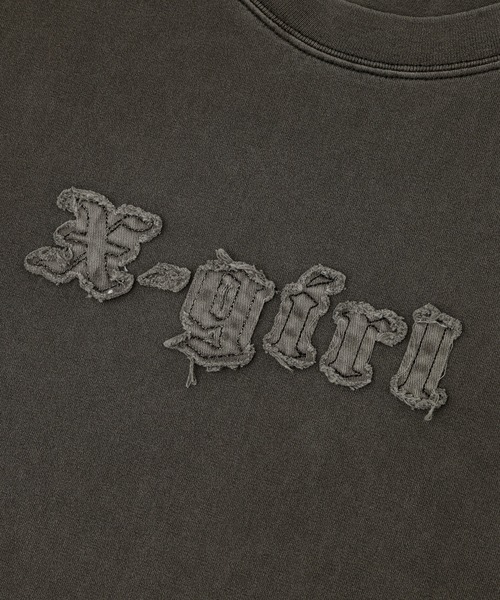 セール】FRAY PATCH LOGO S/S TEE（Tシャツ/カットソー）｜X