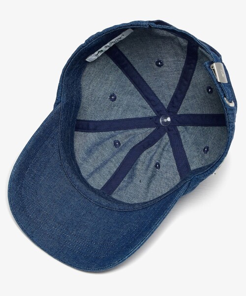 LACOSTE（ラコステ）の「配色ステッチ ブランクデニムキャップ（キャップ・メンズ・ブルー/ネイビー・57cm）」の11枚目の写真