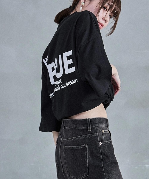 Fashion Letter(ファッションレター)の「ロゴプリントTee(Tシャツ/カットソー・レディース・ブラック/オフホワイト・M)」の10枚目の写真