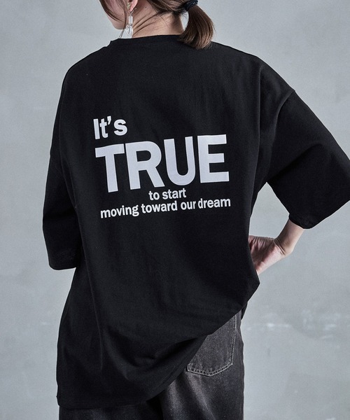 Fashion Letter(ファッションレター)の「ロゴプリントTee(Tシャツ/カットソー・レディース・ブラック/オフホワイト・M)」の13枚目の写真