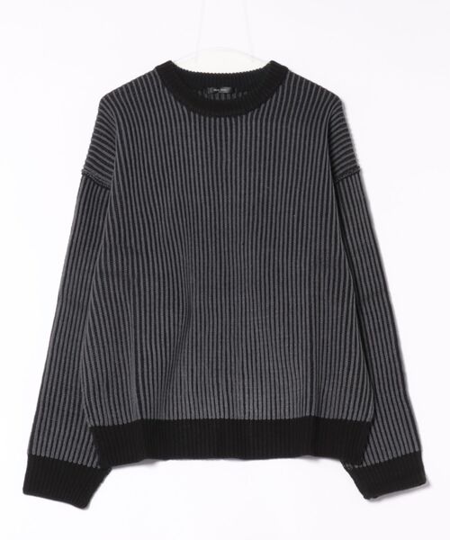 Bling Leads(ブリングリーズ)の「【RS】【Bling Leads】5GG二重臼C/N(ニット/セーター・メンズ・ブラック系その他/ベージュ系その他/ホワイト系その他・LARGE/MEDIUM)」の3枚目の写真