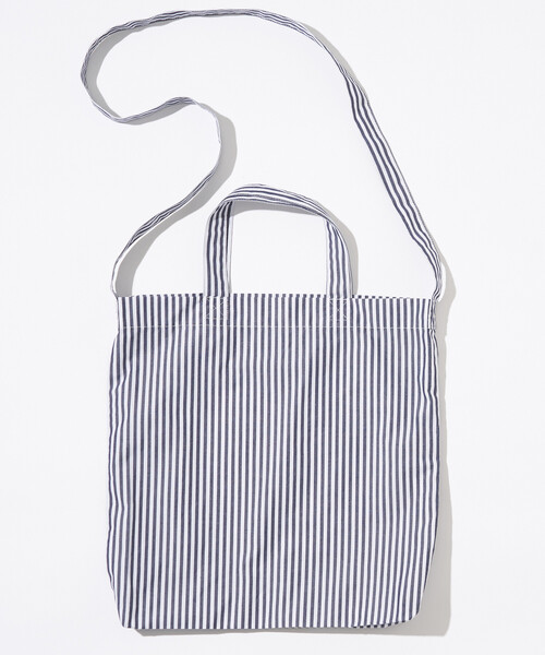 Firsthand（ファーストハンド）の「MA Firsthand/マ ファーストハンド STOCK FABRIC EMBROIDERY BAG / ストックファブリックエンブロイダリーバッグ / シャツ地2WAYトート（トートバッグ・レディース・ネイビー/イエロー/ブルー・FREE）」の19枚目の写真