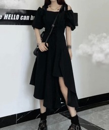 SPIGA | ｵﾌｼｮﾙﾀﾞｰｱｼﾝﾒﾄﾘｰｷﾞｬｻﾞｰﾜﾝﾋﾟｰｽ(ワンピース)