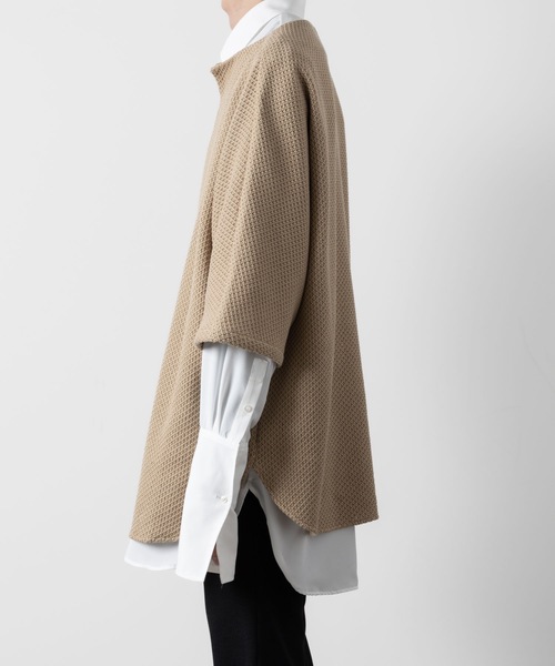 ato(アトウ)の「OVERSIZED HALF SLEEVE RUSSEL JERSEY(Tシャツ/カットソー・メンズ・ベージュ/ブラック・46/48)」の7枚目の写真