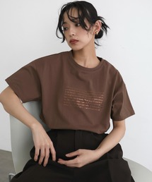 hellam | 箔プリントロゴTシャツ(Tシャツ/カットソー)