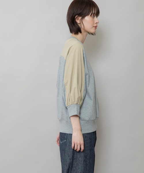 Munich(ミューニック)の「MA-1プルオーバー(Tシャツ/カットソー・レディース・カーキ/ホワイト/グレー・FREE)」の21枚目の写真