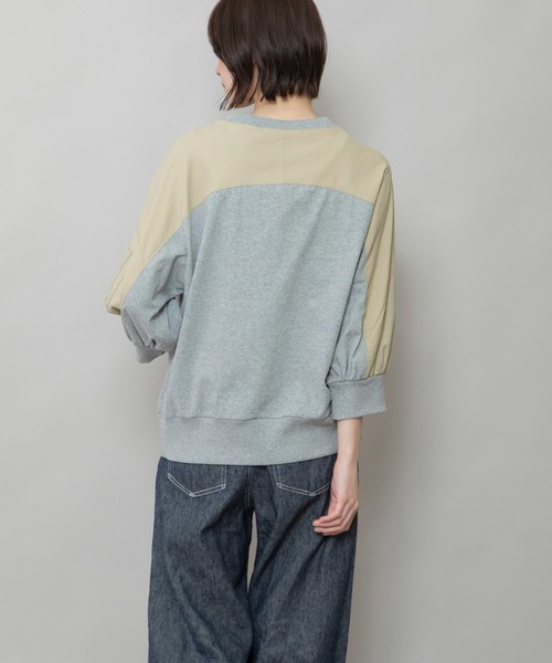 Munich(ミューニック)の「MA-1プルオーバー(Tシャツ/カットソー・レディース・カーキ/ホワイト/グレー・FREE)」の22枚目の写真