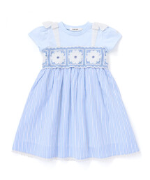 SLAP SLIP | 【お揃い】【絵本コラボ-みつごようせいのおしゃれなドレスやさん-】お花かぎ編みワンピース(80~130cm)(ワンピース)