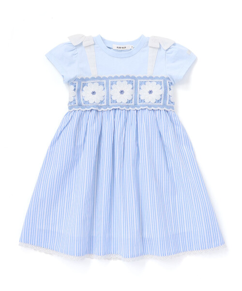 美品 日本製 nino アンサンブルス－ツ ボレロ 花柄レ－スワンピース 130 楽天市場】赤ちゃん ワンピース ドレス 蝶 花柄 結婚式 90 100